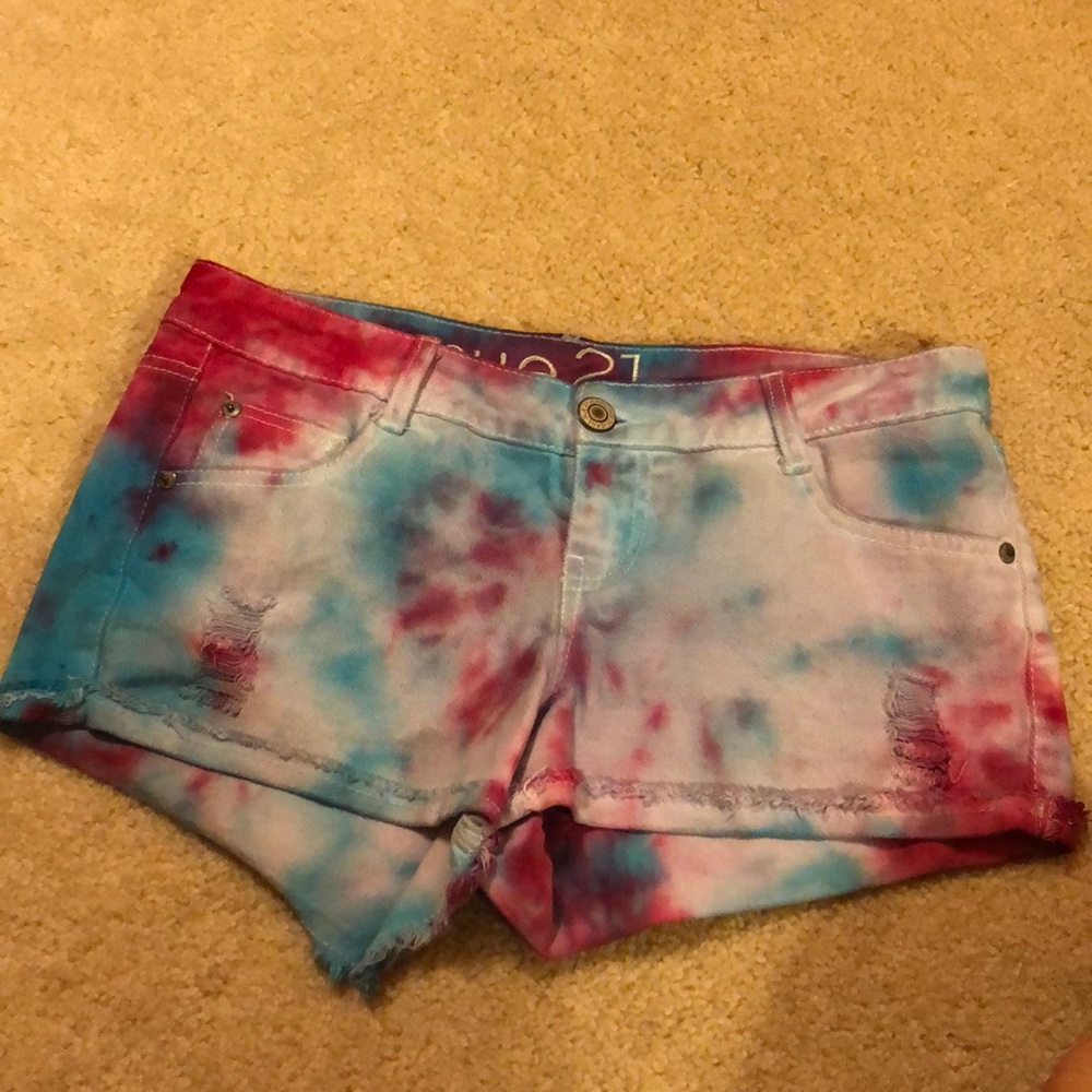 🇺🇸U.S.A. Tie-Dye Jean Shorts🇺🇸